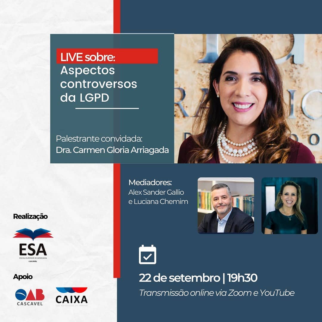 Live - Aspectos controversos da LGPD